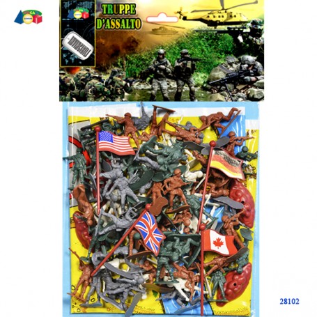 Ginmar 28102 - Busta Soldati Truppe d'Assalto con Mappa