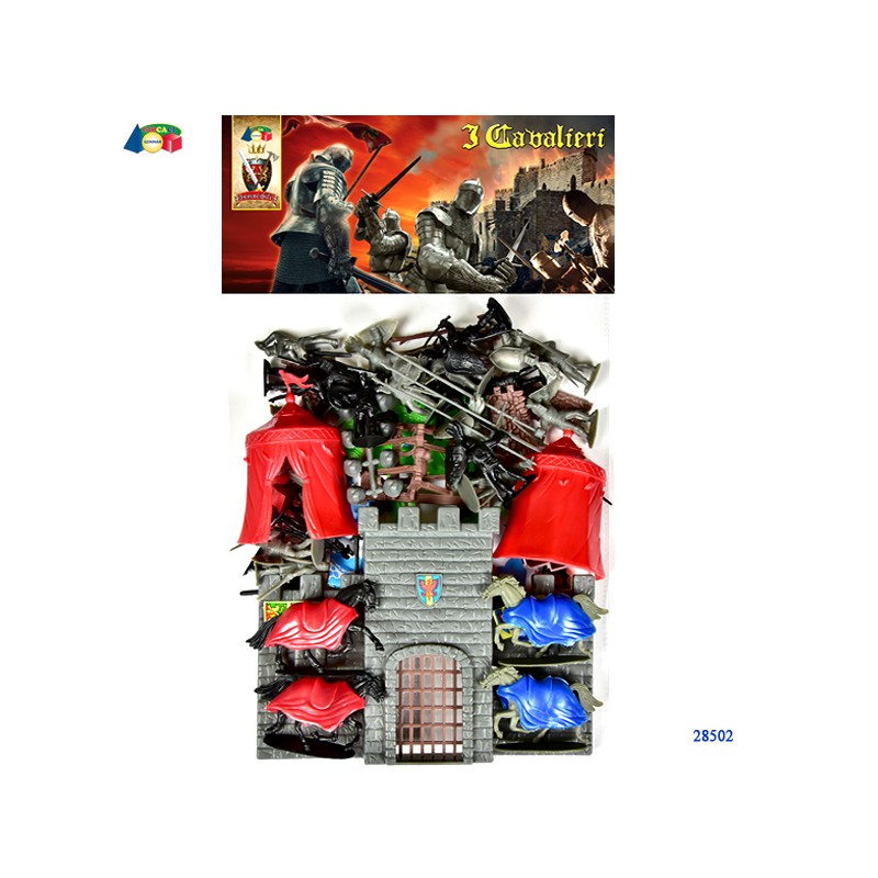 Ginmar 28502 - Busta Cavalieri con Castello Mappa e Tende