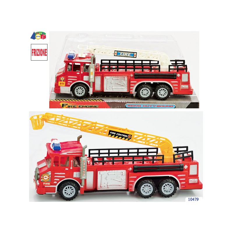Ginmar 10479 - Camion Autoscala Pompieri Frizione in Cupola
