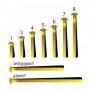 Arke 51158 - Fermacampioni Cometa 8 Conf.100 pz