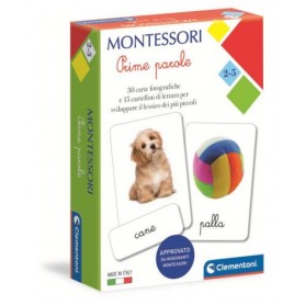 Clementoni 16319 - Montessori - Carte Prime Parole