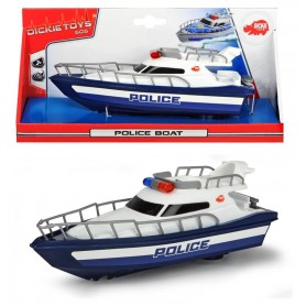 Simba 14004 - Dickie - Barca Polizia a Batteria 23 cm