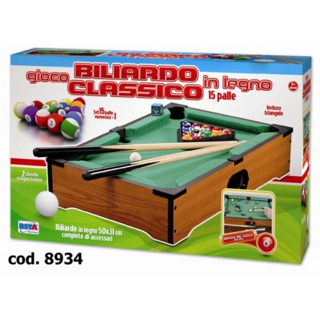 Rstoys 8934 - Biliardo Classico Legno