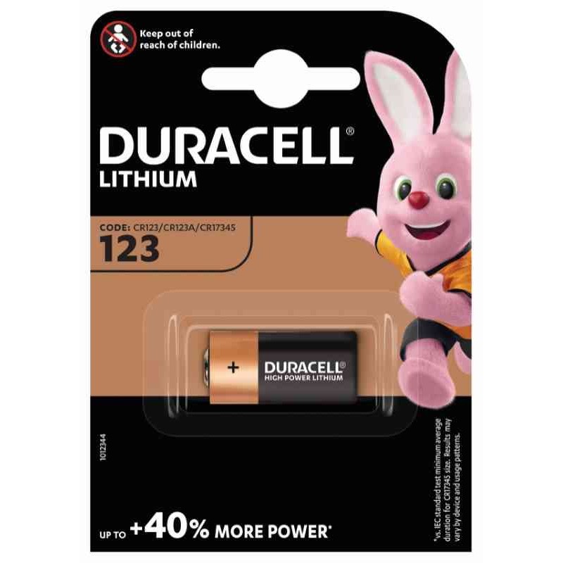 Duracell 123 - Pila Duracell CR123A 3V