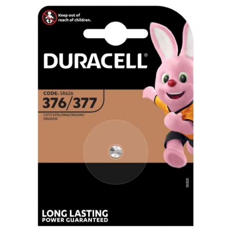 Duracell 376/377 - Blister 1 Batteria Pila Bottone 1,5V Specialistica
