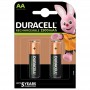 Duracell 5697 - Blister 2 Pile Stilo AA Ricaricabili