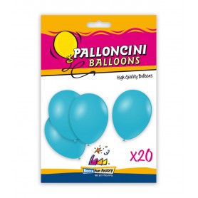 Rocca Fun Factory 79670 - Palloncini Celeste Busta 20 pz