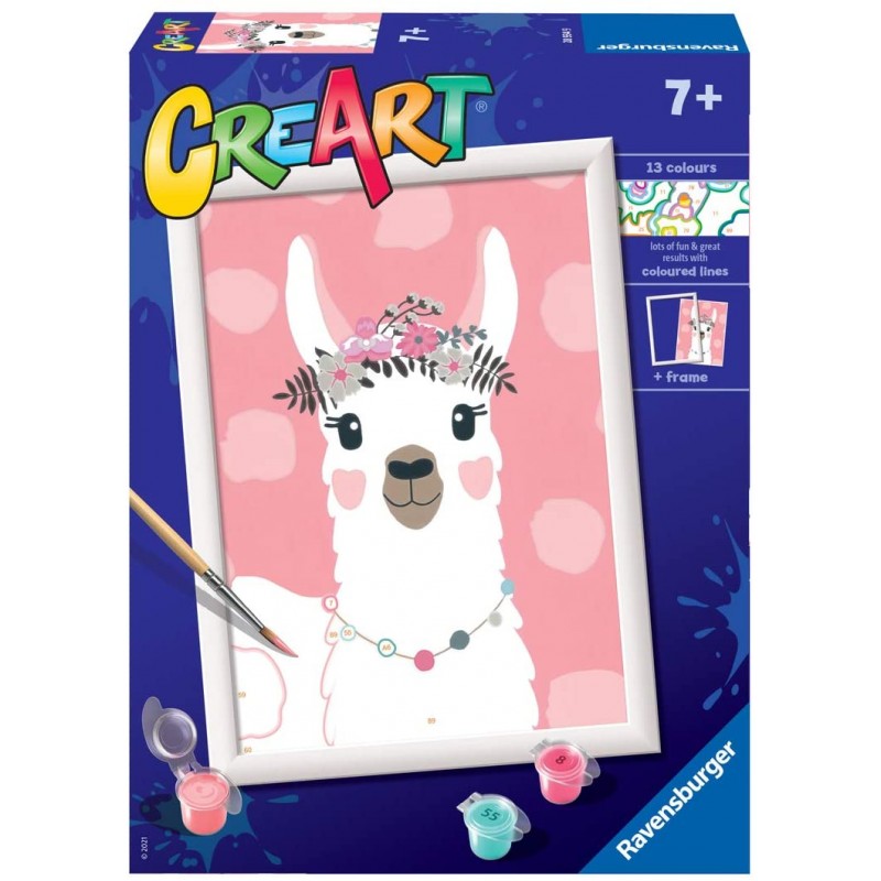 Ravensburger 28934 - Creart Lama 18 x 24 cm