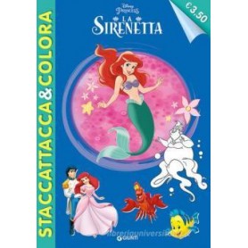 Giunti 2563 - Sirenetta Staccattacca e Colora