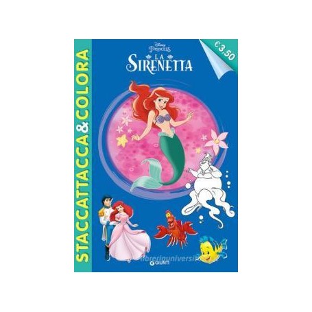 Giunti 2563 - Sirenetta Staccattacca e Colora