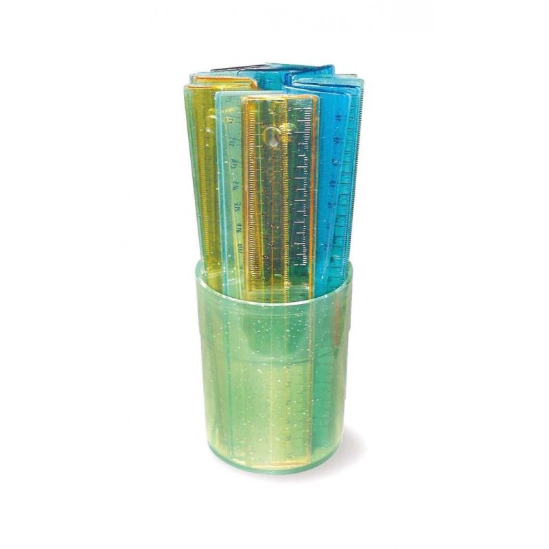 Cwr 575 - Righelli Trasparenti 18 cm Conf.24 pz