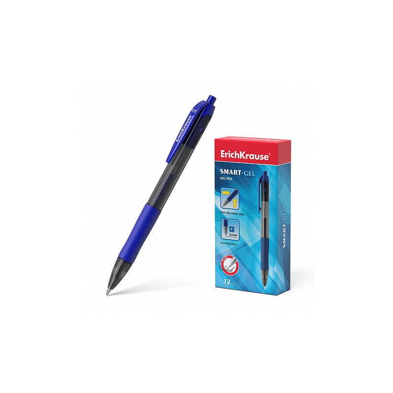 Arke 39522 - Penna a Sfera a Scatto Fine Gel Blu