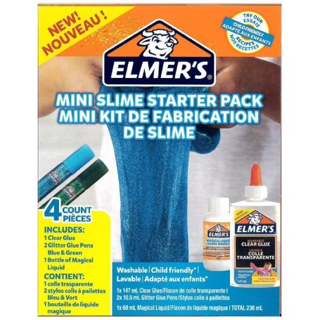 Elmer's 2097606 - Starter Kit Slime Blu e Verde
