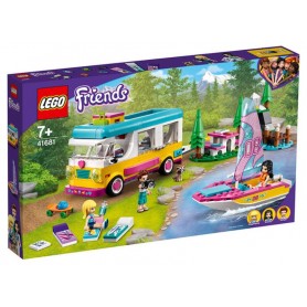 Lego 41681 - Friends - Camper Van nel Bosco con Barca a Vela