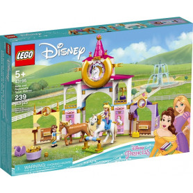 Lego 43195 - Disney Princess - Le Scuderie Reali Di Belle e Rapunzel