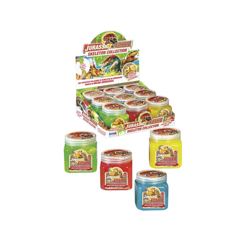Rstoys 11173 - Slime Jurassic Fossil Piccolo Display 9 pz