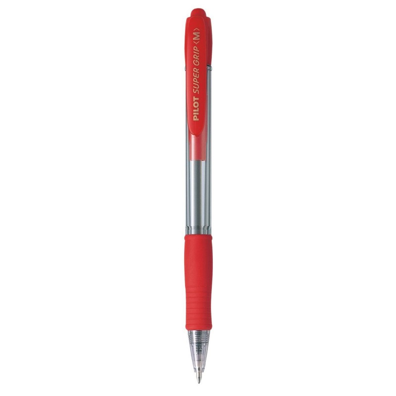 Pilot 5492 - Penna Super Grip Rossa Punta M Conf.12 pz