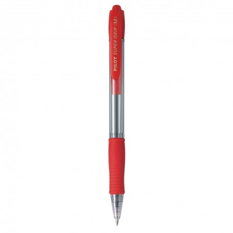 Pilot 5492 - Penna Super Grip Rossa Punta M Conf.12 pz