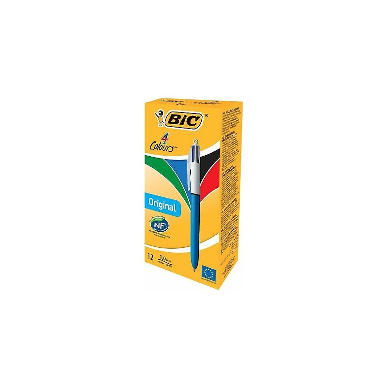 Bic 3382 - Penna Bic 4 Colori Conf.12 pz