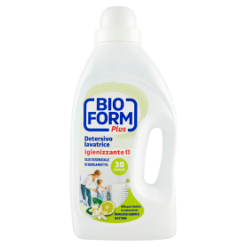 Bioform 2041 - Detersivo Lavatrice Igienizzante Olio Essenziale di Bergamotto 1625 ml