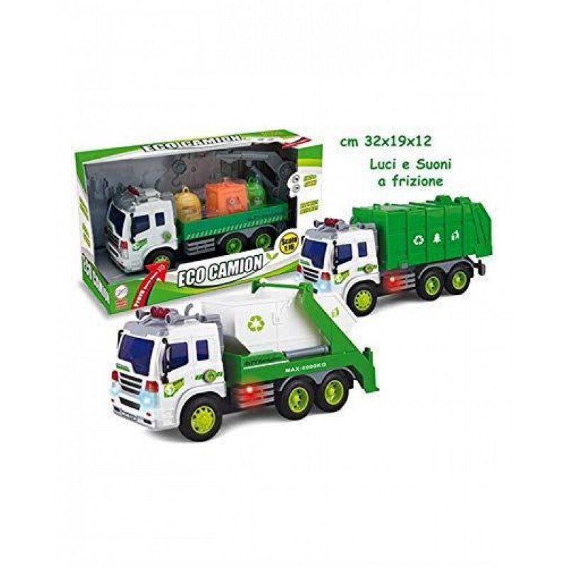 Teorema 63849 - Camion Ecologico a Frizione Luci e Suoni