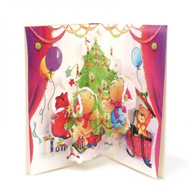 Lebez 61762 - Biglietti Auguri Natale Pop-up Conf.12 pz