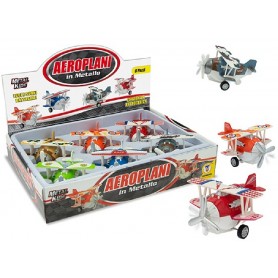 Teorema 66570 - Aeroplani in Metallo Display 6 pz