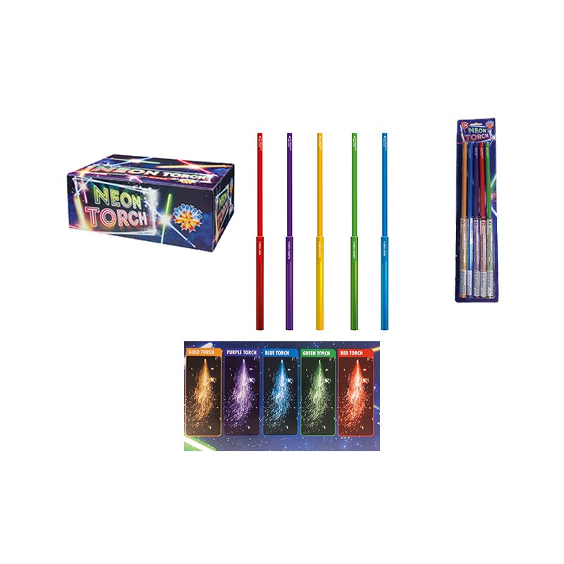 Borgonovo 210M - Neon Torch Blister 5 pz