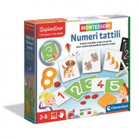 Clementoni 16361 - Montessori - Numeri Tattili