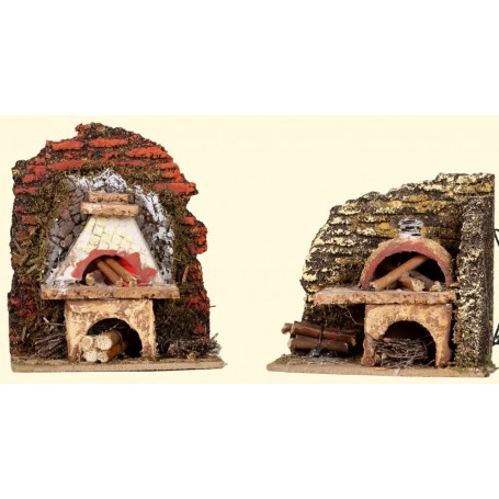 Rossi Rosa 10211 - Forno con 1 Led Luce Tremolante 10x9,5 cm