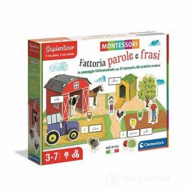 Clementoni 16369 - Montessori - Fattoria Parole e Frasi