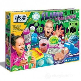 Clementoni 19253 - Scienza & Gioco - Super Slime Mostri Orripilanti