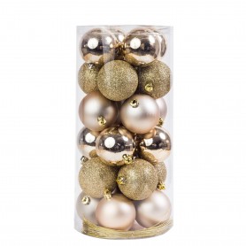 Fratelli Pesce 8323 - Palline Oro Natale 60mm Conf.24 pz