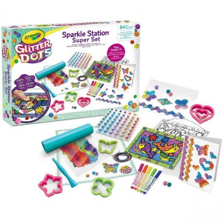 Crayola 1085 - Glitter Dots - Sparkle Station Super Set