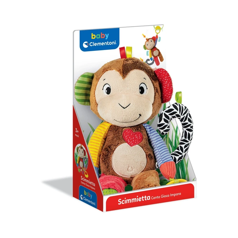 Clementoni 17673 - Baby Clementoni - Scimmietta Canta Gioca Impara