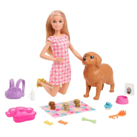 Mattel HCK75 - Barbie - Barbie Cuccioli Appena Nati