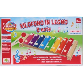 Rstoys 11162 - Xilofono Legno 8 Note