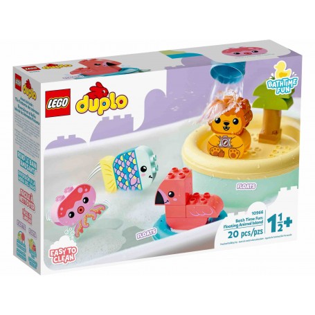 Lego 10966 - Duplo - Ora del Bagnetto : Isola degli Animali Galleggiante