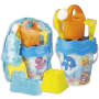 Androni 7246 - Zainetto Completo Mare Happy Fish 28 x 12 x 36 Cm
