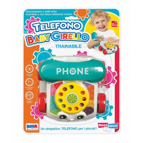 Rstoys 11361 - Primi Giochi Telefono Baby Girello Trainabile
