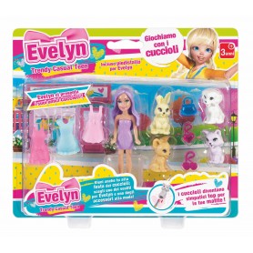 Rstoys 11247 - Evelyn e i Suoi Amici Cuccioli Ass