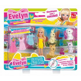 Rstoys 11247 - Evelyn e i Suoi Amici Cuccioli Ass