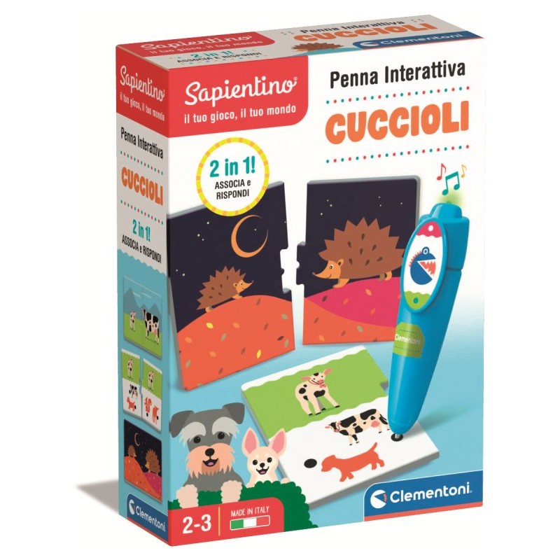 Clementoni 16380 - Sapientino - Penna Basic Cuccioli