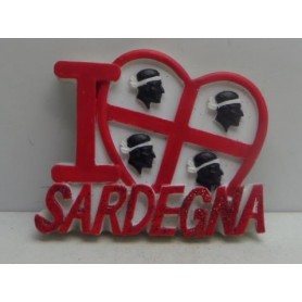 Fratelli Pesce 8436 - Magnete I Love Sardegna Conf.12 pz