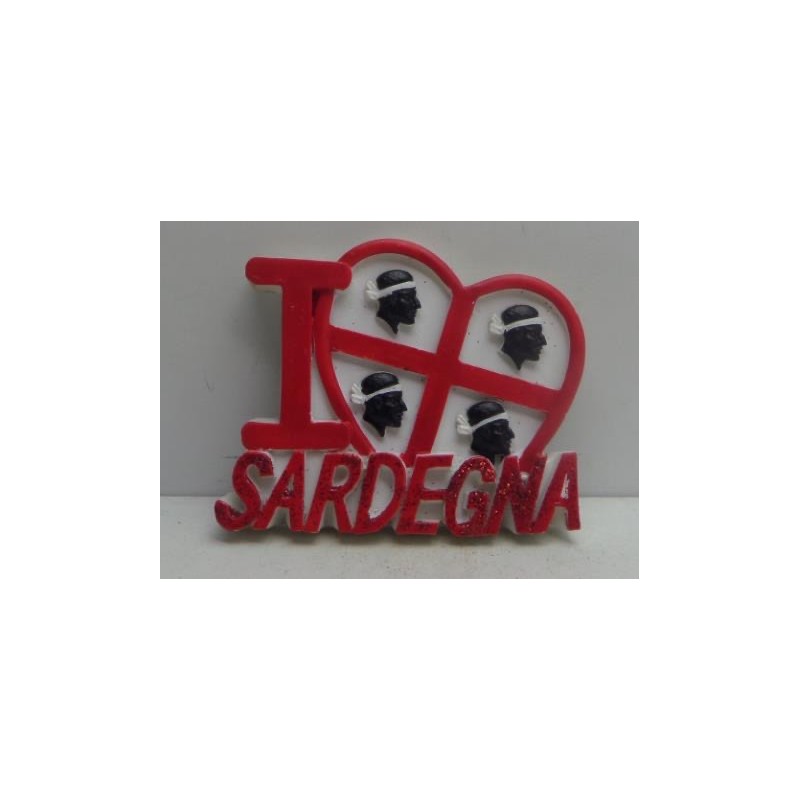 Fratelli Pesce 8436 - Magnete I Love Sardegna Conf.12 pz