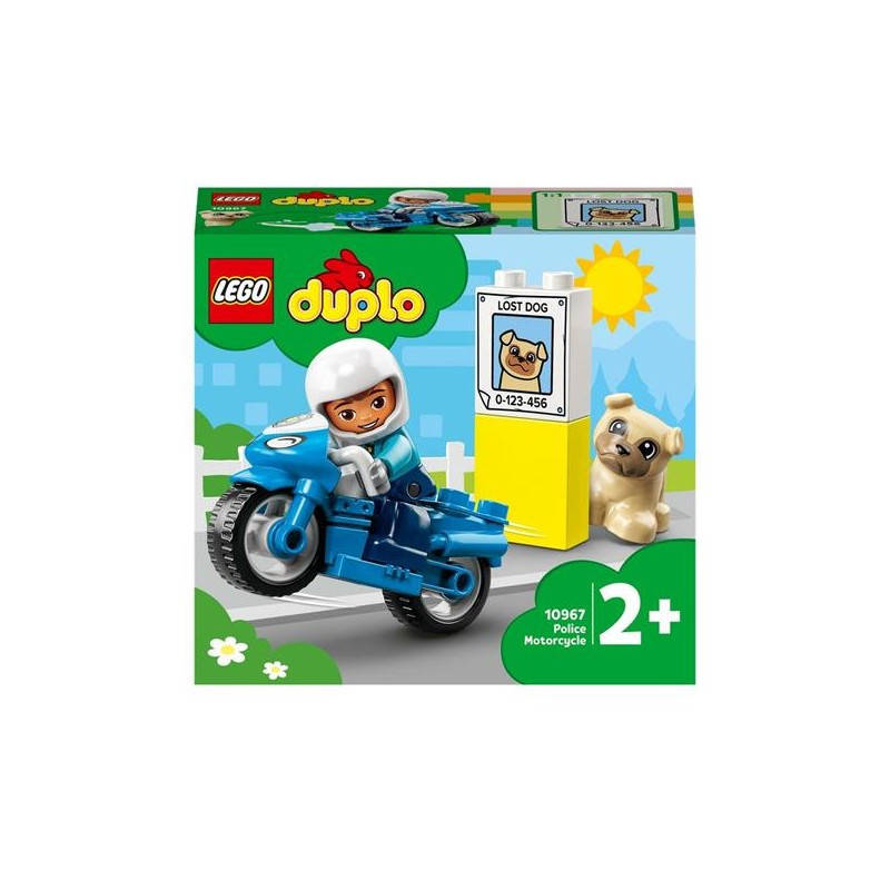 Lego 10967 - Duplo - Motocicletta della Polizia