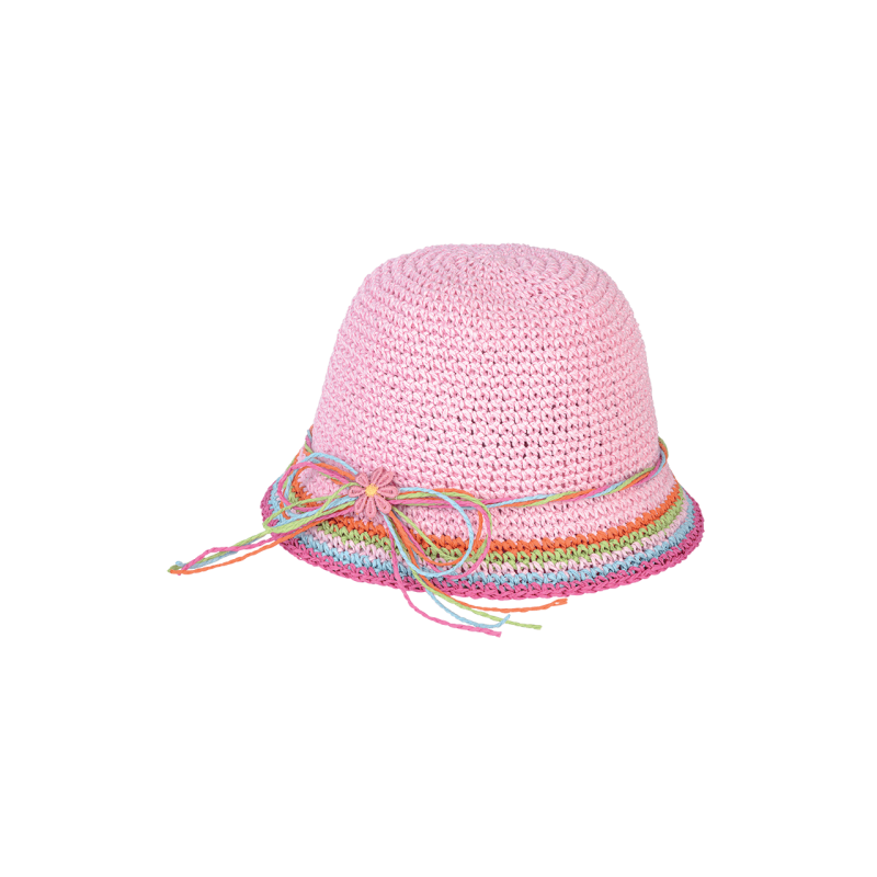 Finardi 12162 - Cappello Bimba Clochè con Fiore