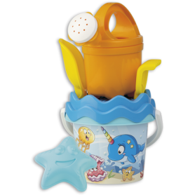 Androni 1324 - Secchiello Completo Baby Happy Fish D.13