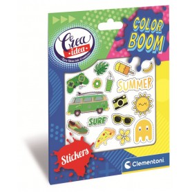 Clementoni 18698 - Crea Idea - Stickers Color Boom