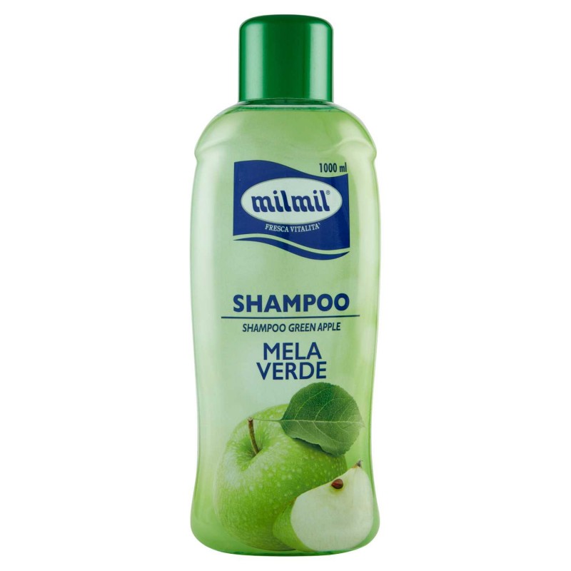 Milmil 15020 - Shampoo Mela Verde 1000 ml